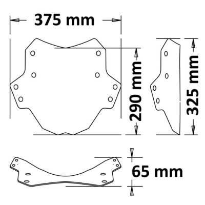 ISOTTA SC220-FS Cupolino RALLY Fumè Scuro per BENELLI TRK 502 2017 / 2023