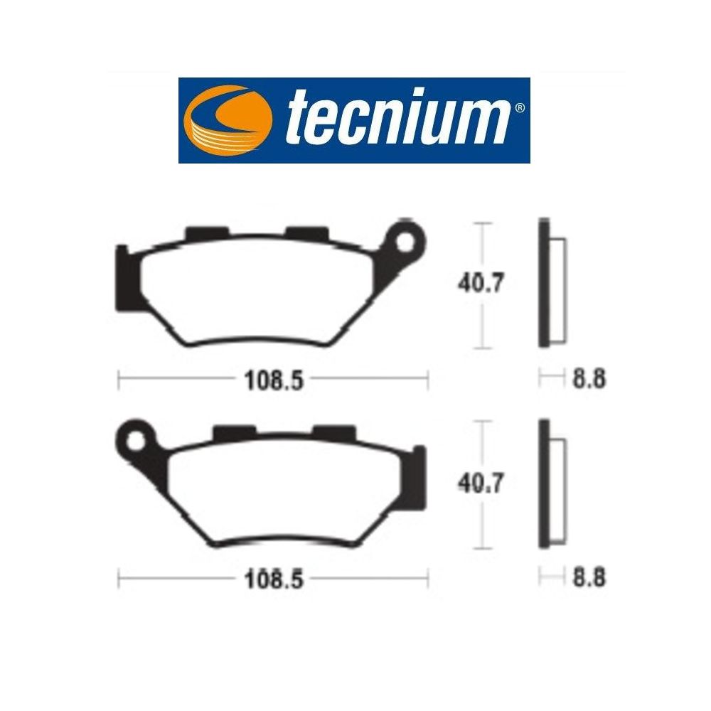 TECNIUM MF483 Coppia Pastiglie Freno Anteriore Sinterizzate