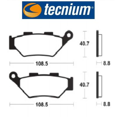 TECNIUM MF483 Coppia Pastiglie Freno Anteriore Sinterizzate