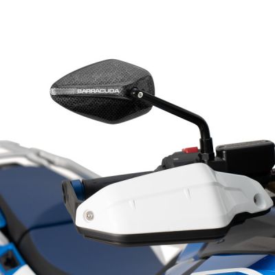 BARRACUDA Retrovisori EGO CARBON Universali Moto Naked Scooter