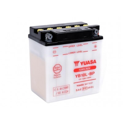 YUASA BATTERIA YB10L-BP 12 Volt 12,6 Ampere - senza acido