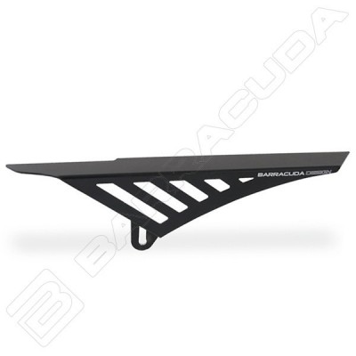 BARRACUDA COPRICATENA NERO in ALLUMINIO per YAMAHA MT 09 2014 / 2016 - TRACER 900 2015 / 2020