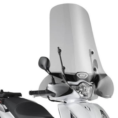 GIVI Parabrezza trasparente per HONDA SH 125 i / ABS - SH 150 i / ABS 2012 / 2019